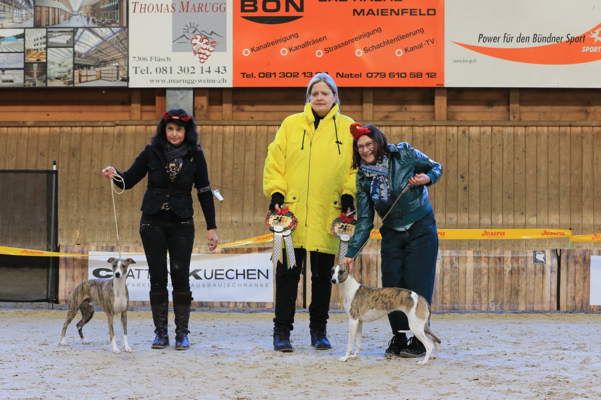 Das Gewinnerpaar links BOS rechts BOB